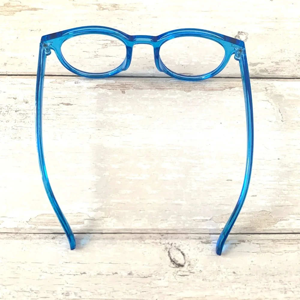 Kids Bluelight Blocking Anti Eye Strain Glasses Blue Frames Boys Girls NEW
